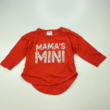 Load image into Gallery viewer, Girls Baby Berry, cotton long sleeve t-shirt / top, FUC, size 0,  