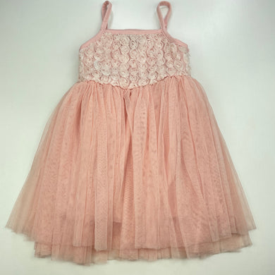 Girls Crystal Bears, vintage tulle party dress, GUC, size 1, L: 46cm