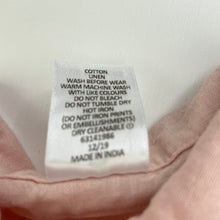 Load image into Gallery viewer, Girls Target, pink cotton / linen jumpsuit, small mark on leg, FUC, size 0,  