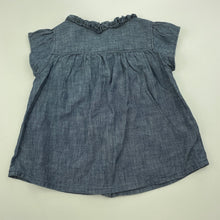 Load image into Gallery viewer, Girls GAP, blue cotton top, GUC, size 1,  