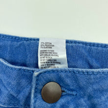 Load image into Gallery viewer, Girls Miss Understood, blue stretch denim shorts, adjustable, GUC, size 8,  