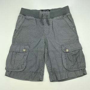 Boys Urban, striped cotton cargo shorts, adjustable, GUC, size 7,  