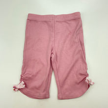 Load image into Gallery viewer, Girls Next, pink cotton leggings / bottoms, elasticated, EUC, size 000,  