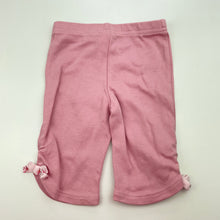 Load image into Gallery viewer, Girls Next, pink cotton leggings / bottoms, elasticated, EUC, size 000,  