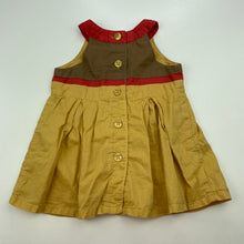 Load image into Gallery viewer, Girls Next, lined lightweight cotton top, L: 34cm, GUC, size 0,  