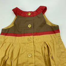 Load image into Gallery viewer, Girls Next, lined lightweight cotton top, L: 34cm, GUC, size 0,  