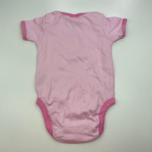 Load image into Gallery viewer, Girls Baby Club, pink cotton bodysuit / romper, EUC, size 00,  