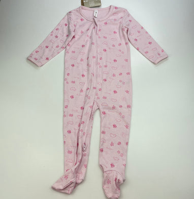 Girls Dymples, organic cotton zip coverall / romper, NEW, size 0,  