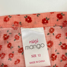 Load image into Gallery viewer, Girls Mango, lightweight floral summer top, EUC, size 12,  