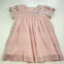 Load image into Gallery viewer, Girls Catherine Malandrino, lined tulle &amp; velvet party dress, GUC, size 2, L: 41cm