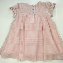 Load image into Gallery viewer, Girls Catherine Malandrino, lined tulle &amp; velvet party dress, GUC, size 2, L: 41cm