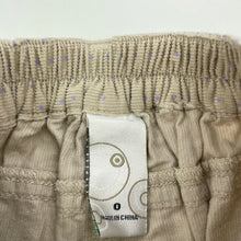 Load image into Gallery viewer, Girls Target, corduroy cotton pants, elasticated, GUC, size 0,  