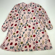 Load image into Gallery viewer, Girls Mango, lightweight floral long sleeve dress, GUC, size 3, L: 49cm