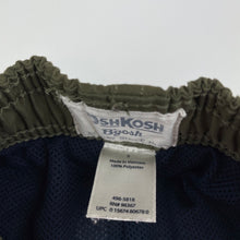 Load image into Gallery viewer, Boys Osh Kosh, khaki lined lightweight pants, elasticated, Inside leg: 43cm, FUC, size 5,  