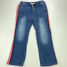 Load image into Gallery viewer, unisex Cotton On, stretch denim pants, elasticated, GUC, size 5,  