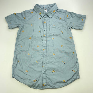 Boys Anko, cotton short sleeve shirt, bananas, FUC, size 7,  