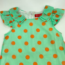 Load image into Gallery viewer, Girls Bear Best, cotton lined lightweight party dress, GUC, size 3, L: 46cm