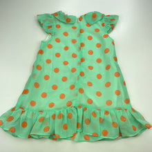 Load image into Gallery viewer, Girls Bear Best, cotton lined lightweight party dress, GUC, size 3, L: 46cm