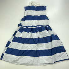 Load image into Gallery viewer, Girls HAO LING FAN, striped cotton party dress, NEW, size 2, L: 46cm