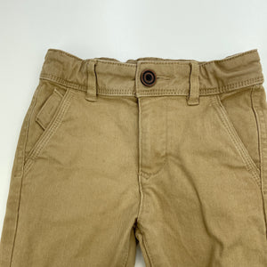 Boys Target, stretch cotton pants, adjustable, Inside leg: 32.5cm, GUC, size 2,  