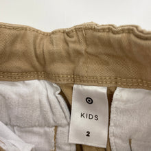 Load image into Gallery viewer, Boys Target, stretch cotton pants, adjustable, Inside leg: 32.5cm, GUC, size 2,  