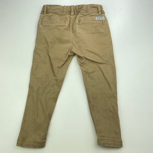 Boys Target, stretch cotton pants, adjustable, Inside leg: 32.5cm, GUC, size 2,  