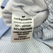 Load image into Gallery viewer, Girls Sal &amp; Pimenta, lined striped sailor style romper, EUC, size 12 months,  