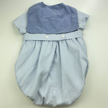 Load image into Gallery viewer, Girls Sal &amp; Pimenta, lined striped sailor style romper, EUC, size 12 months,  