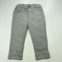 Load image into Gallery viewer, Boys Target, stretch cotton chino pants, adjustable, Inside leg: 26cm, EUC, size 1,  