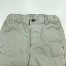 Load image into Gallery viewer, Boys Target, stretch cotton chino pants, adjustable, Inside leg: 26cm, EUC, size 1,  