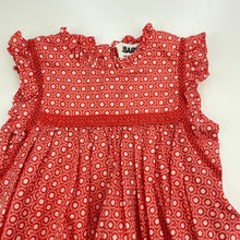 Load image into Gallery viewer, Girls Cotton On, lightweight floral cotton summer dress, GUC, size 0, L: 41cm