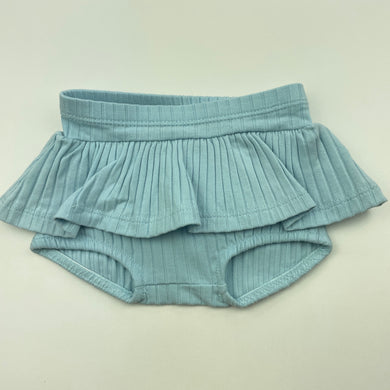 Girls Baby Berry, ribbed ruffle bloomers / nappy cover, EUC, size 0000,  