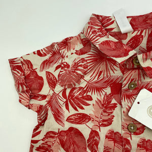 Boys Dymples, cotton short sleeve shirt, NEW, size 00,  