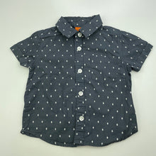 Load image into Gallery viewer, Boys Tilt, grey cotton short sleeve shirt, GUC, size 0,  