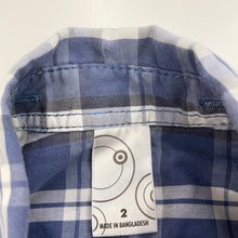Load image into Gallery viewer, Boys Target, checked cotton short sleeve shirt, EUC, size 2,  