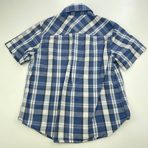 Boys Target, checked cotton short sleeve shirt, EUC, size 2,  