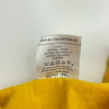 Load image into Gallery viewer, Boys B&amp;C Collection, yellow cotton t-shirt / top, EUC, size 5-6,  