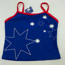 Load image into Gallery viewer, Girls Who Roo, swim top, Southern Cross stars, NEW, size 4,  