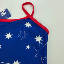 Load image into Gallery viewer, Girls Who Roo, swim top, Southern Cross stars, NEW, size 4,  