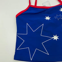 Load image into Gallery viewer, Girls Who Roo, swim top, Southern Cross stars, NEW, size 4,  