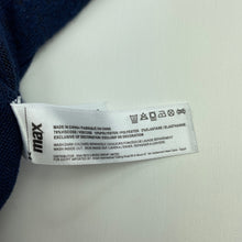 Load image into Gallery viewer, Girls Max, navy lightweight knit long sleeve top, GUC, size 11-12,  