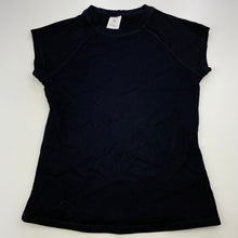 Load image into Gallery viewer, Girls Target, ribbed short sleeve rashie / swim top, GUC, size 10,  