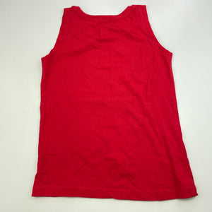 unisex Favourites, cotton Christmas singlet / tank top, EUC, size 6,  