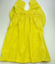 Load image into Gallery viewer, Girls Cotton On, lined broderie cotton summer dress, EUC, size 10, L: 75cm