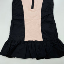 Load image into Gallery viewer, Girls KREW KIDS, lightweight black &amp; pink tunic top, L: 44cm, FUC, size 2,  