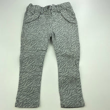 Load image into Gallery viewer, Girls Sprout, stretch cotton pants, adjustable, Inside leg: 33cm, FUC, size 2,  