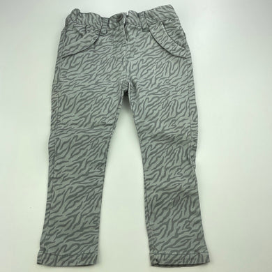 Girls Sprout, stretch cotton pants, adjustable, Inside leg: 33cm, FUC, size 2,  