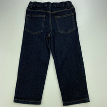 Load image into Gallery viewer, Boys H&amp;T, dark stretch denim jeans, adjustable, pirate, Inside leg: 35cm, EUC, size 3,  