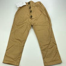 Load image into Gallery viewer, Boys Milk Threads, cotton pants, elasticated, Inside leg: 34cm, NEW, size 3,  