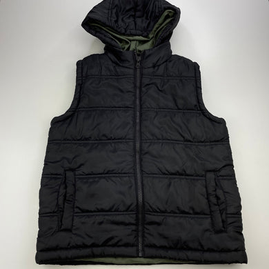 Boys Anko, hooded puffer vest / sleeveless jacket, GUC, size 9,  